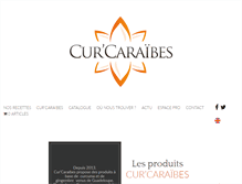 Tablet Screenshot of curcaraibes.com